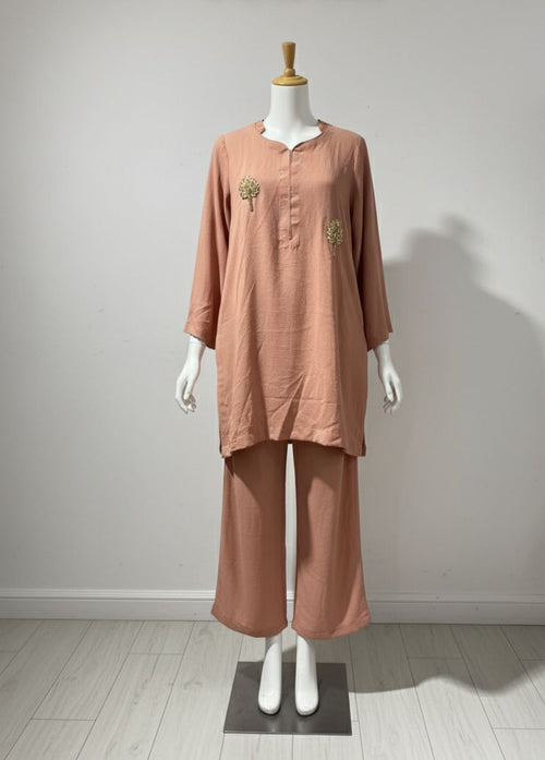 Coral Whisper 2 Piece Minimalist Set