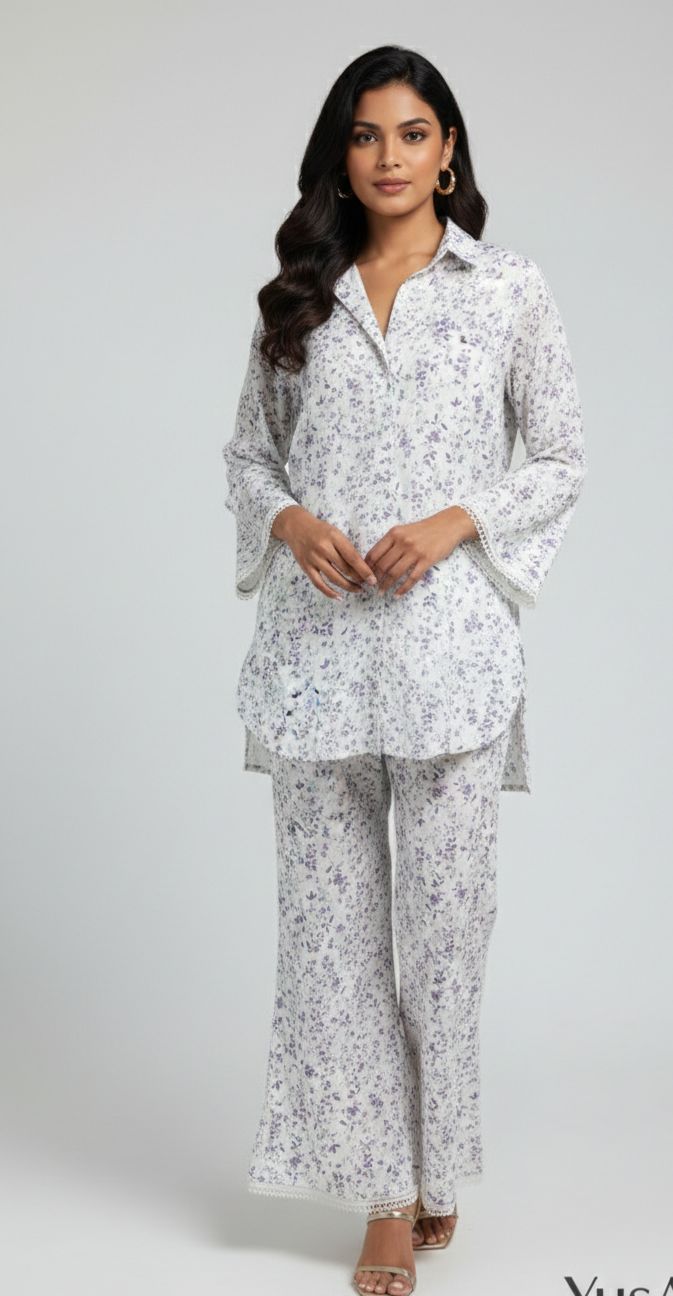 Lavender Meadow 2 Piece Co-ord Set