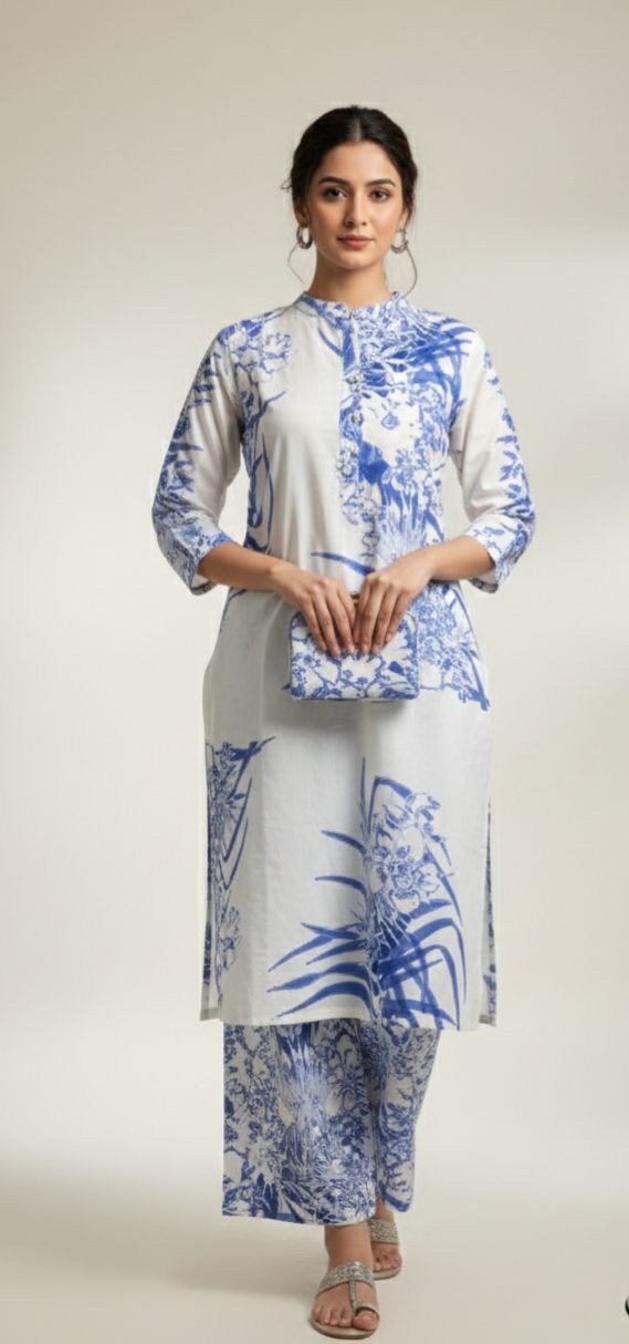 Porcelain Breeze 2 Piece Co-ord Set